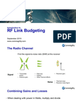 RF Link Budgeting: Introduction To