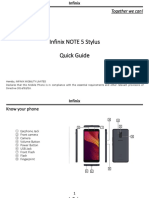 Infinix NOTE 5 Stylus Quick Guide: Together We Can!