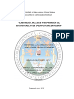 Elaboración, Análisis E Interpretación Del Estado de Flujos de Efectivo de Una Droguería