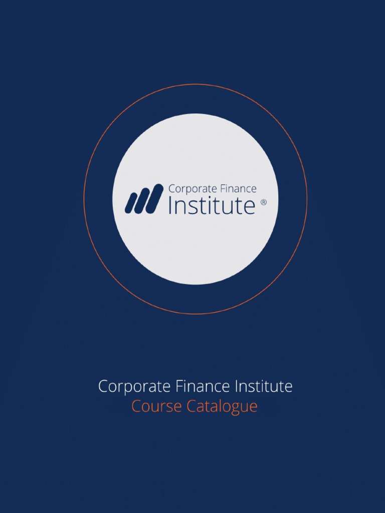 CFI Courses for Finance Professionals | PDF | Financial Modeling ...