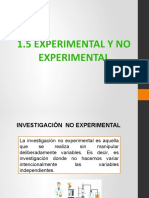 1.5 Experimental y No Experimental