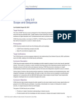 CCNA Security 2.0 Scope and Sequence: Target Audience