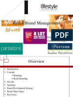 Retail Brand Management: Presenter: Chandrmouli Singh