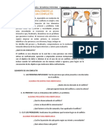 Resolvemos y Analizamos La Estructura de Un Conflicto