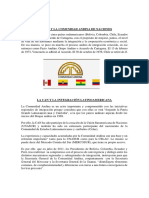 El Perú y La Comunidad Andina de Naciones y El Perú y La Comunidad Sudamericana de Naciones o UNASUR y El Pacto Amazónico PDF