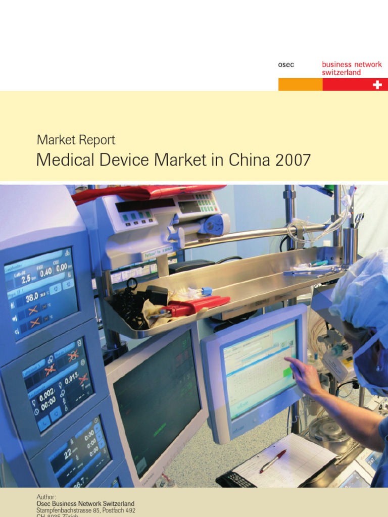 BB Marktstudie Medical Device Market in China 070215 PDF Myocardial