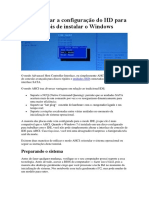 Mudar A Configuração Do HD para AHCI Depois de Instalar o Windows PDF