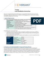 Computer Delivered Testing: System Requirements and Installation Instructions