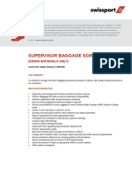 Supervisor Baggage Sorting: (Omani Nationals Only)