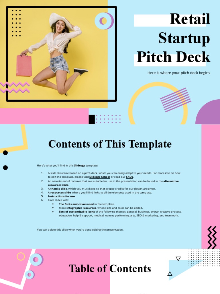 Retail Startup Pitch Deck by Slidesgo | PDF | Planets | Solar System