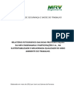 MRV GESTÃO DE SEGURANÇA E SAÚDE DO TRABALHO - PDF Download Grátis