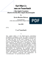 Karl Marx’s Theses on Feuerbach. A New English Translation Based on the Text of the New Marx-Engels-Gesamtausgabe. By Carlos Bendana-Pedroza 