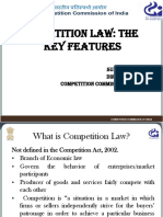 Competition Law: The Key Features: Sukesh Mishra Director (Law) Competition Commission of India