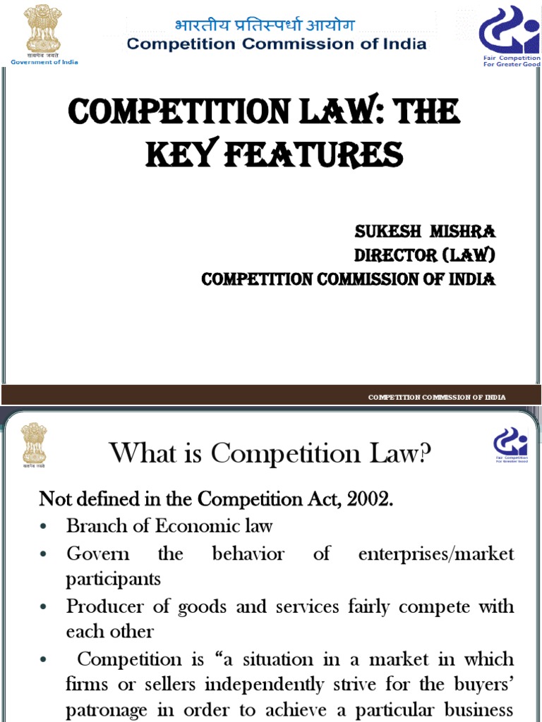 Key Features of Competition Law | PDF | Competition Law | Competition