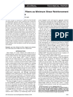 Appraisal of Steel Fibres As Minimum Shear Reinforcment in Concrete Beams