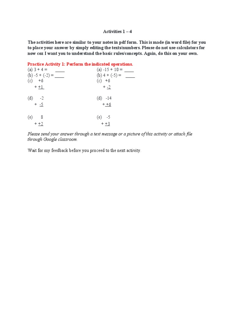 Signed Numbers | PDF | Computing | Software