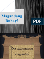 Aralin 2. Kasaysayan NG Linggwistika Sa Daigdig at Sa Pilipinas