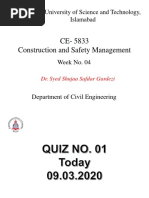 Fall Protection Quiz and Answers | PDF | Safety | Prevention
