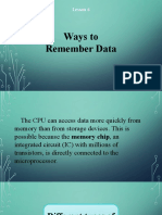 Ways to Remember Data in 6 Steps