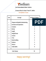Class 3-4, Maths Fundamentals PDF