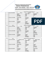 JADWAL kUNJUNGAN