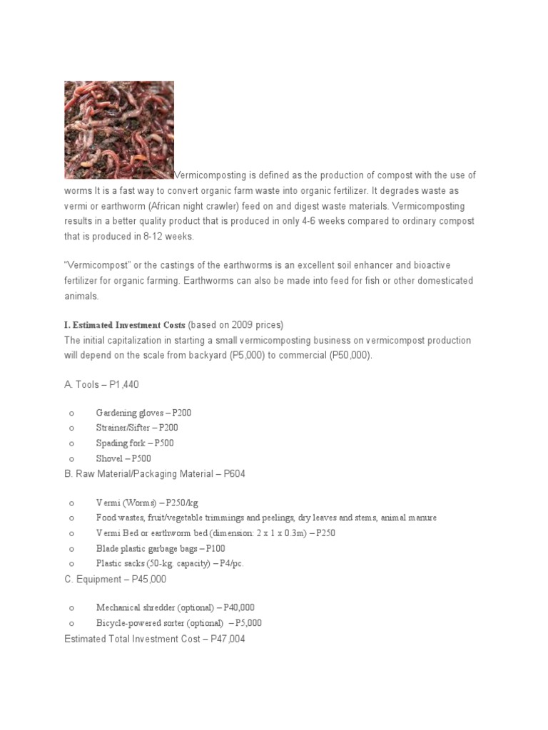 Vermicomposting for Small Farmers | PDF | Compost | Agriculture