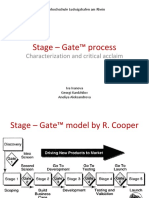 Stage - Gate™ Process: Characterization and Critical Acclaim