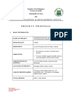 Project Proposal: Project Proposal Level III Waterworks Project LGU Gamu, Isabela C.Y. 2017