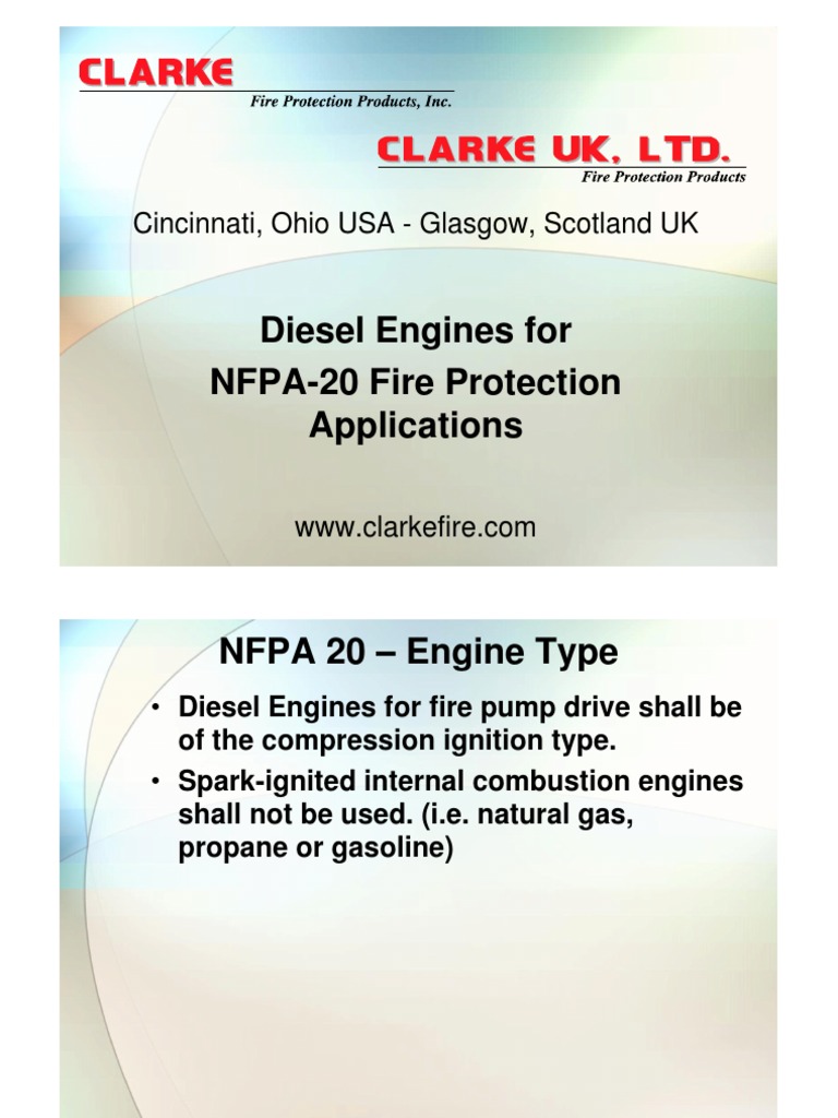 Clarke Diesel Installation Guidelines | PDF