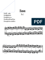 Hanon no 1 แนวนอน PDF