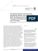 AAP Developmental Screening and Surveillance Policy Statement 2020