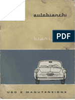 Autobianchi Bianchina User Manual 1964