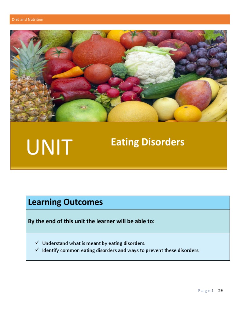 Understanding Eating Disorders and Nutrition | PDF | Bulimia Nervosa ...