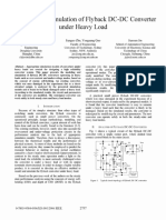 Modeling and Simulation of Flyback DC-DC Converter