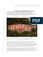 Des Tomates Séchées, Pas Des Écoquartiers - La Lutte Victorieuse Des Jardiniers-Squatteurs de Dijon PDF