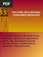 Factors Influencing Consumer Behavior