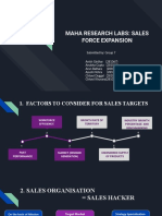 Maha Research Labs - Sales Force Expansion