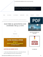ELECTRICAL QUESTIONS AND ANSWERS-MCQ 10-ETO - Electro Technical Officer