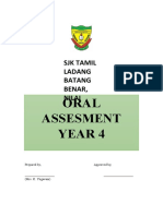 Oral Assesment Year 4: SJK Tamil Ladang Batang Benar, Nilai