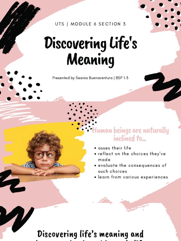 Discovering Life's Meaning - 2 PDF | PDF | Contentment | Self Esteem