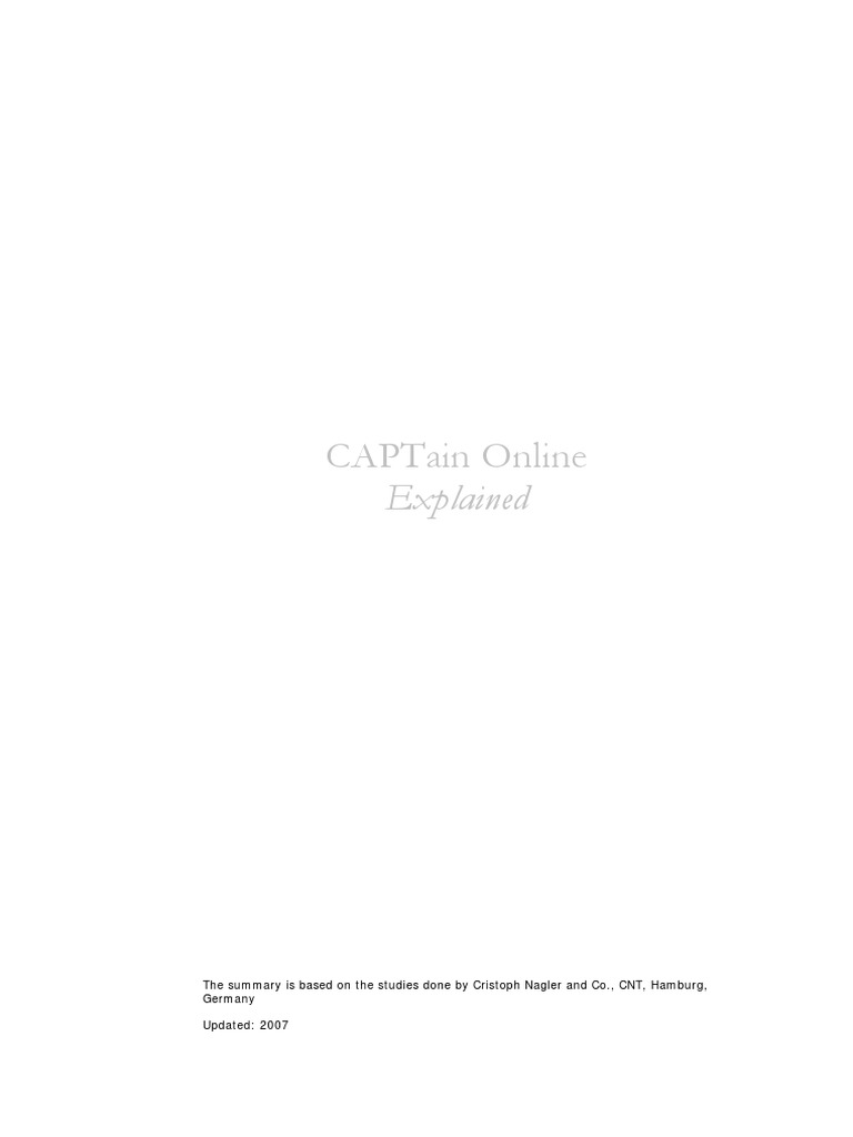 CAPtain Online Explained | PDF | Validity (Statistics) | Educational ...