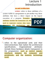 Organization and Architecture of a Computer