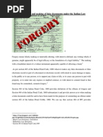 Analysis of IPC Sections 420, 466, 467, 471 | PDF | Forgery | Fraud