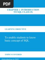 Ch1 Introduction To SQL