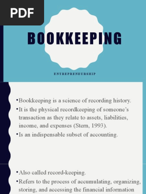 Bookkeeping