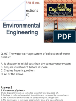 Objective Questions (91 To 100) : Environmental Engineering
