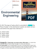 Objective Questions (81 To 90) : Environmental Engineering