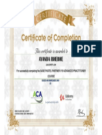 AYANDA BHEBHE CERTIFICATE