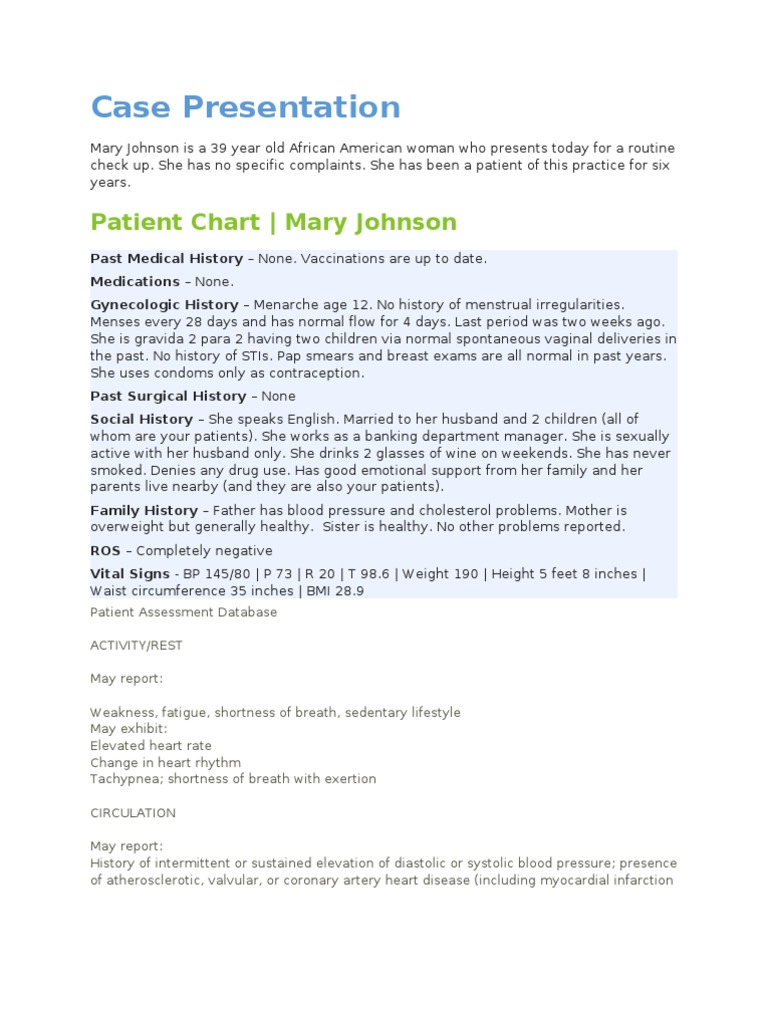 Case Presentation HPN PDF Hypertension Body Mass Index