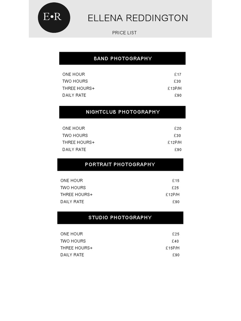 Rate Card | PDF